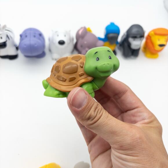 Lot Of 13 Fisher-Price Little People Zoo Animals Safari Zookeeper Turtle Koala - Picture 6 of 14